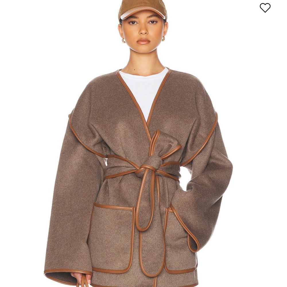 Helsa Wool Blend Blanket Coat